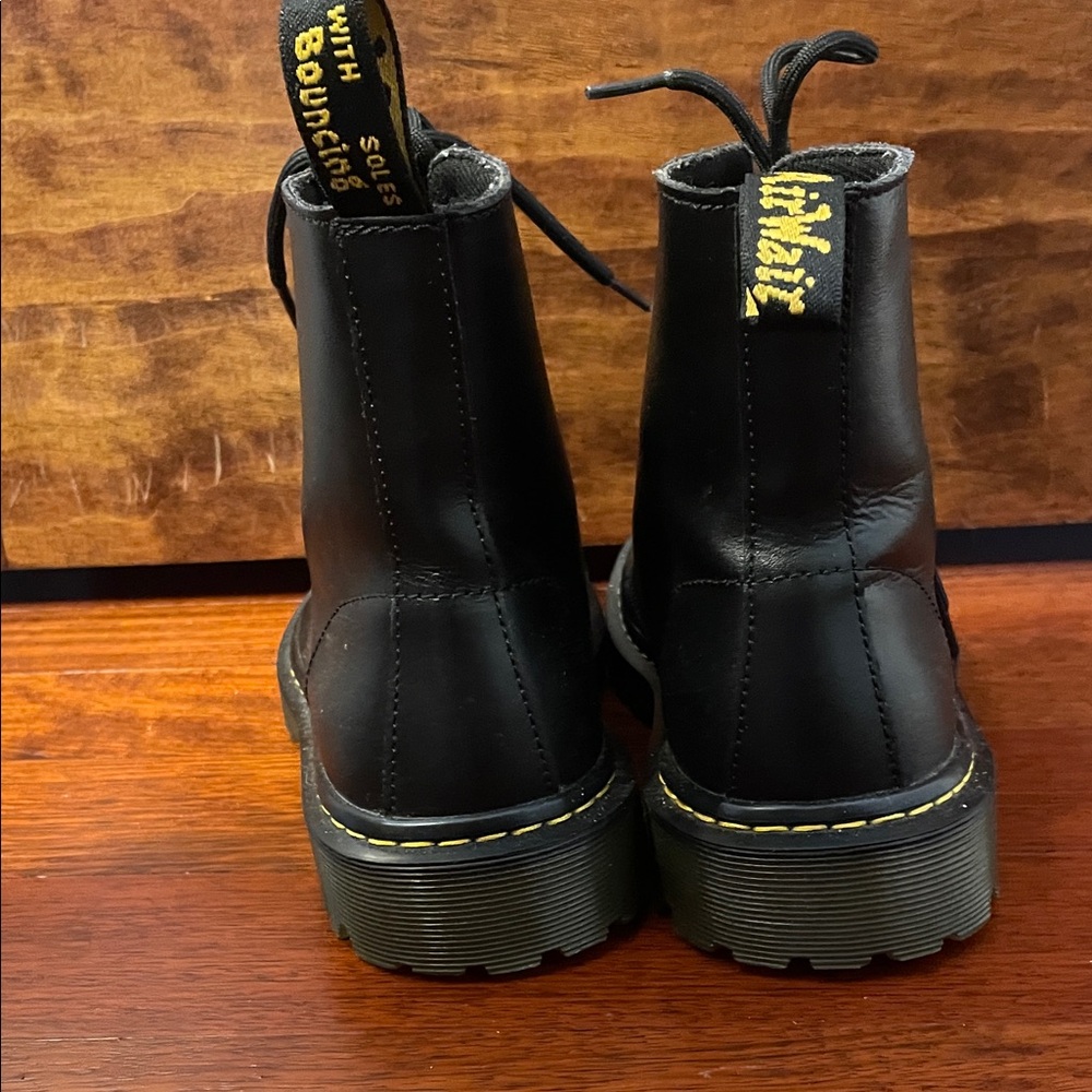Dr. Martens Black Lace-Up Men's Boots - Picture 5 of 11